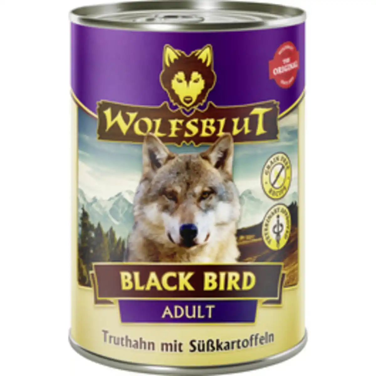 Bild 1 von Wolfsblut Hunde-Nassfutter »Black Bird«, Truthahn mit Süßkartoffeln, 395g