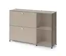 Bild 1 von Sideboard Metall »CN3 Slim Line« mit 2 Klappfächern, taupe