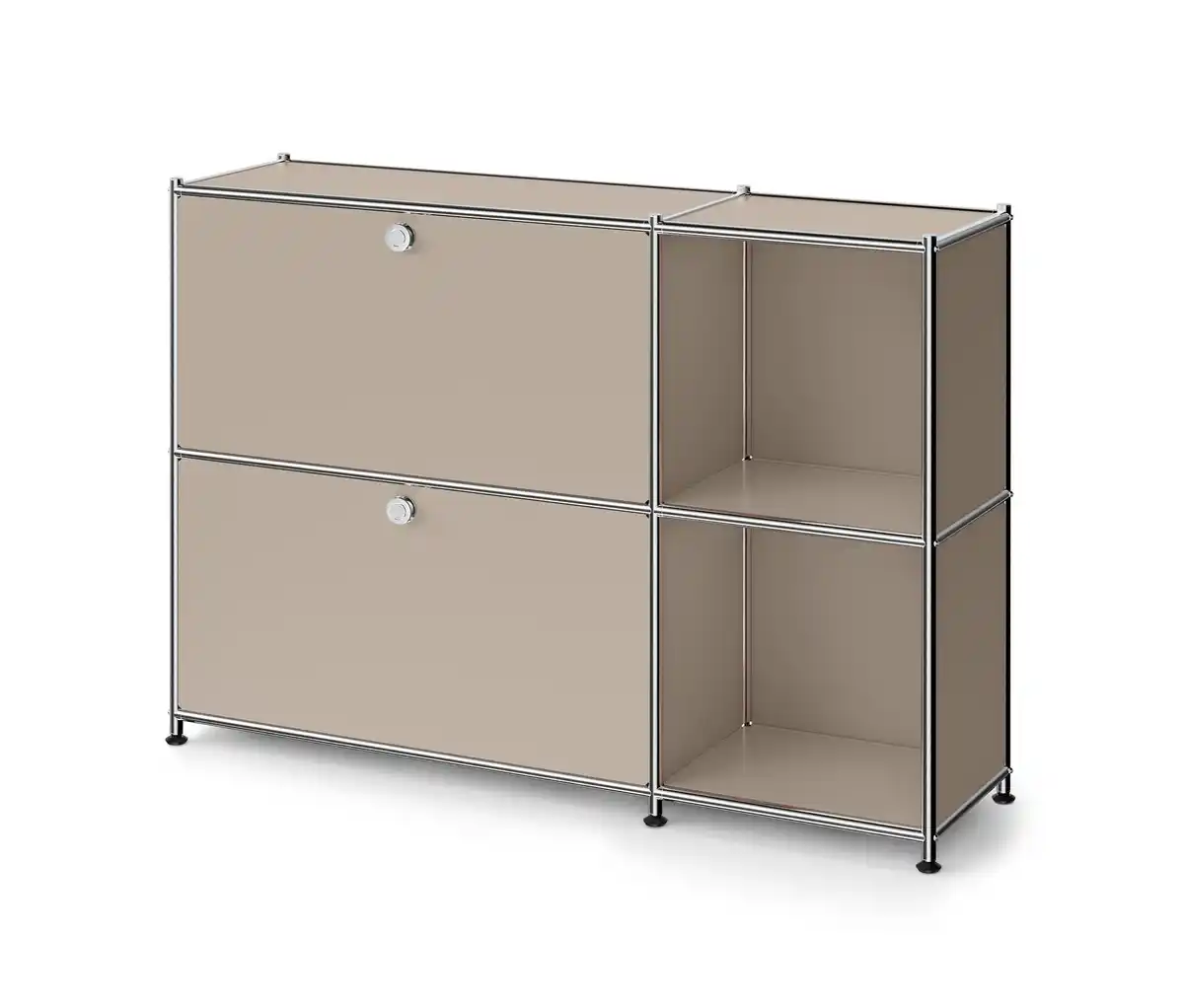 Bild 1 von Sideboard Metall »CN3 Slim Line« mit 2 Klappfächern, taupe