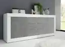 Bild 1 von Home affaire Sideboard Basic Breite 210 cm, Kommode 2 Türen, 3 Schubkästen, Anrichte, Metallgriff, moderne Rahmenoptik, viel Stauraum, Farbauswahl