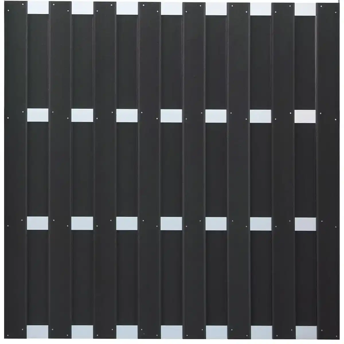 Bild 1 von GroJa Sichtschutzzaun-Element Quadratisch Anthrazit 180 cm x 180 cm
