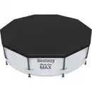 Bild 1 von Bestway PVC-Abdeckplane für Pools Ø 305 cm Schwarz rund