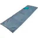 Bild 1 von Happy People Reise-Schlafsack Polyester 220 cm x 70 cm x 70 cm Grau-Blau