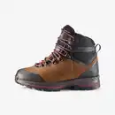Bild 1 von SIMOND Trekkingschuhe Damen Leder hoch breit wasserdicht - MT100
