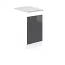Bild 1 von Vicco Frontblende, Schwarz Hochglanz, Weiß, Holzwerkstoff, Rechteckig, 45x67.4x60 cm, Küchen, Küchenmöbel, Küchenschränke, Küchenunterschränke
