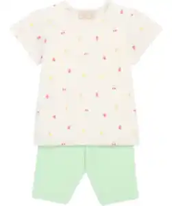 T-Shirt + Radlerhose Früchte