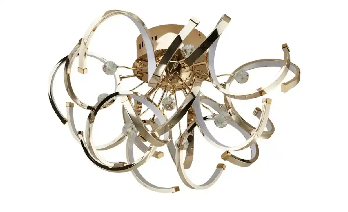 Bild 2 von KHG LED-Deckenleuchte, goldfarben mit Kristall