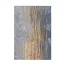 Bild 1 von Kayoom Flachwebeteppich Blaze 325 Beige / Blau, Blau, Beige, Textil, Abstraktes, rechteckig, 115x170 cm, pflegeleicht, Teppiche & Böden, Teppiche, Webteppiche