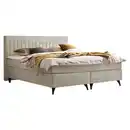 Bild 1 von Boxxx Boxspringbett, Beige, Metall, H3, Höhe ca. 17 cm, 180x200 cm, Stoffauswahl, Topper durchgehend, Matratze in verschiedenen Härtegraden erhältlich, geteilt, Schlafzimmer, Betten, Doppelbetten