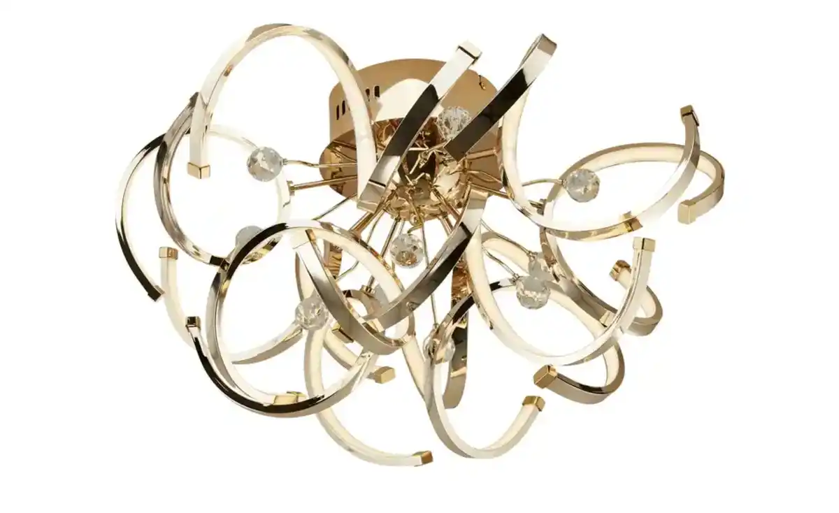 Bild 1 von KHG LED-Deckenleuchte, goldfarben mit Kristall