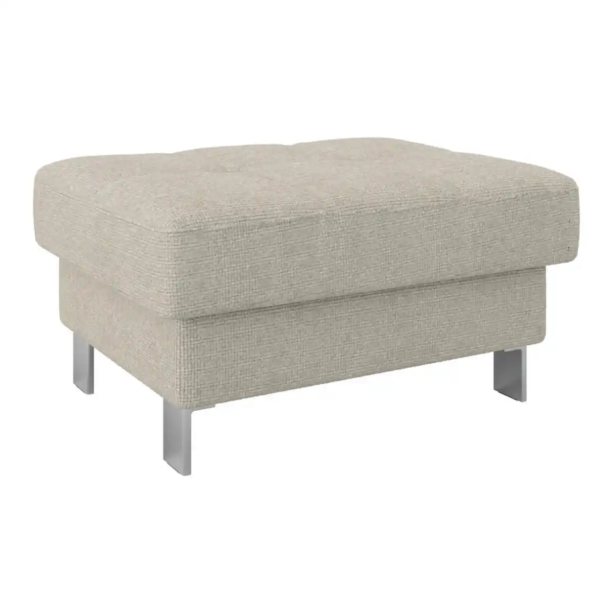Bild 1 von Mid.you Hocker, Greige, Metall, rechteckig, 90x44x73 cm, Made in EU, Wohnzimmer, Hocker, Sitzhocker