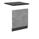 Bild 1 von Vicco Frontblende, Grau, Anthrazit, Holzwerkstoff, Rechteckig, 60x57.2x60 cm, Küchen, Küchenmöbel, Küchenschränke, Küchenunterschränke