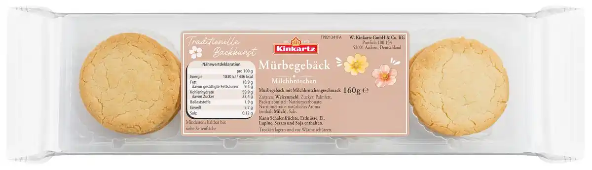Bild 1 von KINKARTZ Mürbegebäck, 160-g-Packg.