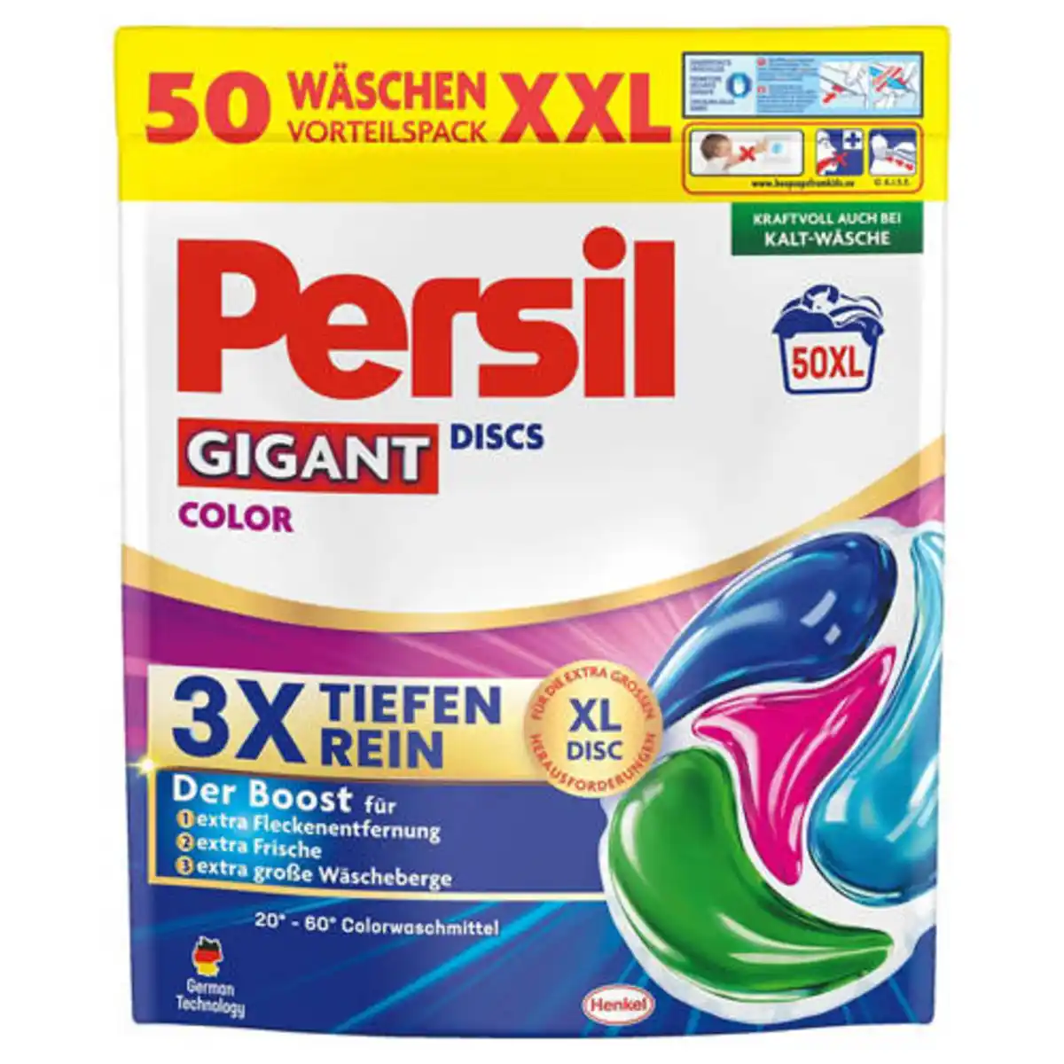 Bild 1 von PERSIL Discs, Pulver oder Gel, Gigant Farbe 50 WL