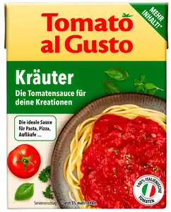 TOMATO AL GUSTO Tomatensauce, 390-g-Packg.