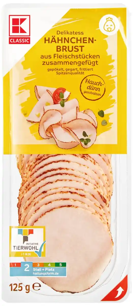 Bild 1 von K-CLASSIC Hähnchen-, Putenbrust oder Kochschinken, 125-g-Packg.