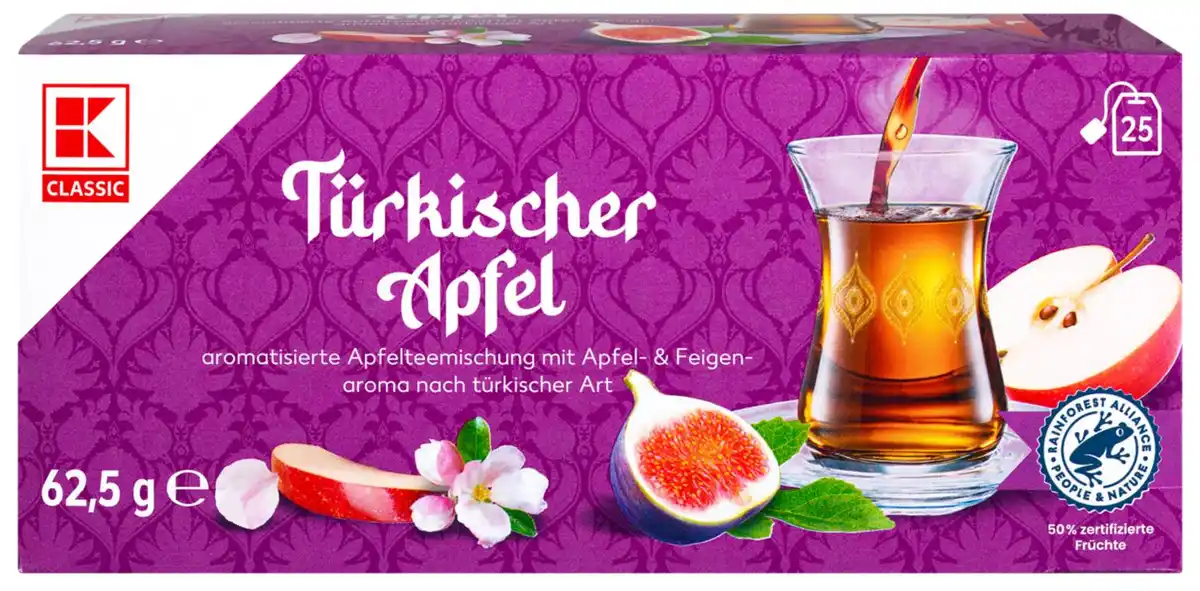 Bild 1 von K-CLASSIC Früchte- oder Kräutertee, 25 St. = 50 - 62,5-g-Packg.