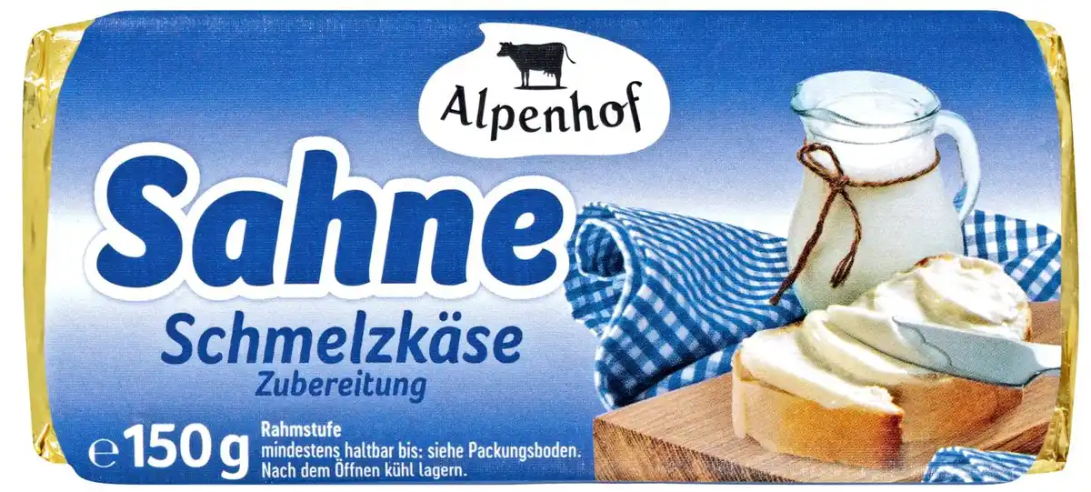 Bild 1 von ALPENHOF Schmelzkäse-Zubereitung, 150-g-Packg.