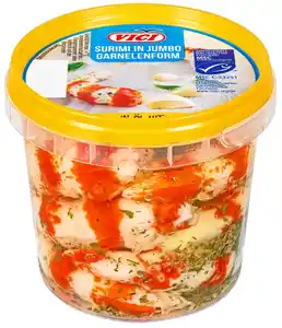 VICI Surimi in Jumbo-Garnelenform, 320-g-Becher
