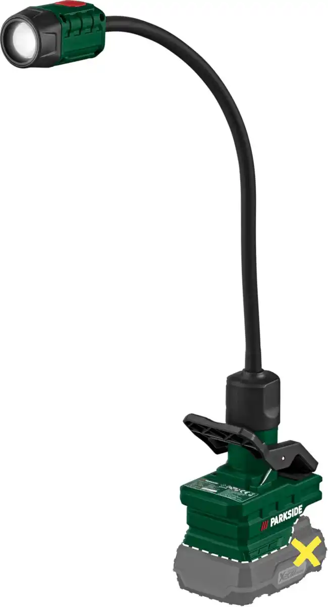 Bild 1 von PARKSIDE® Akku-LED-Schwanenhals-Spot 20 V »PLSSA 20-Li A1«