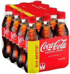 COCA-COLA Original oder Zero, 12 x 0,33-l-PET-Fl.