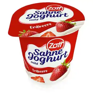 ZOTT Sahnejoghurt 140 g, Erdbeere