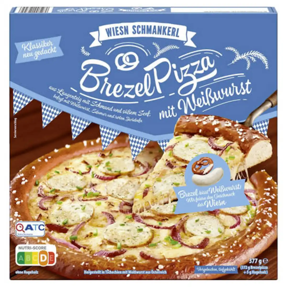 Bild 1 von WIESN SCHMANKERL Brezelpizza, Weißwurst 377 g