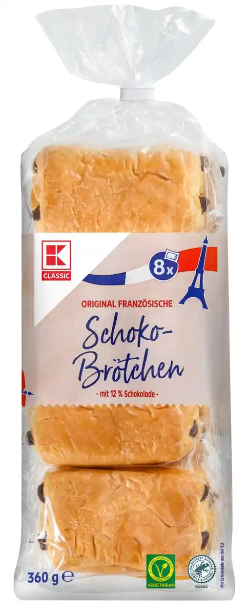 Bild 1 von K-CLASSIC Pains au Chocolat, 8 St. = 360-g-Packg.