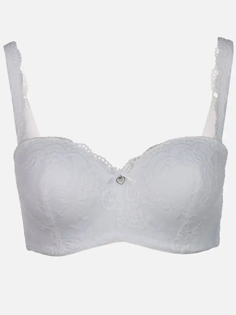 Bild 1 von Damen Schalen-BH mit Spitze Weiß