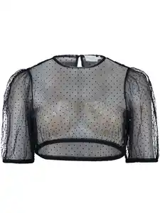 Damen Dirndlbluse Marine