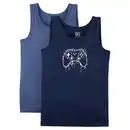 Bild 1 von L&D Kinder Unterwäsche, 2er-Pack, Marineblau/Blau, 122/128