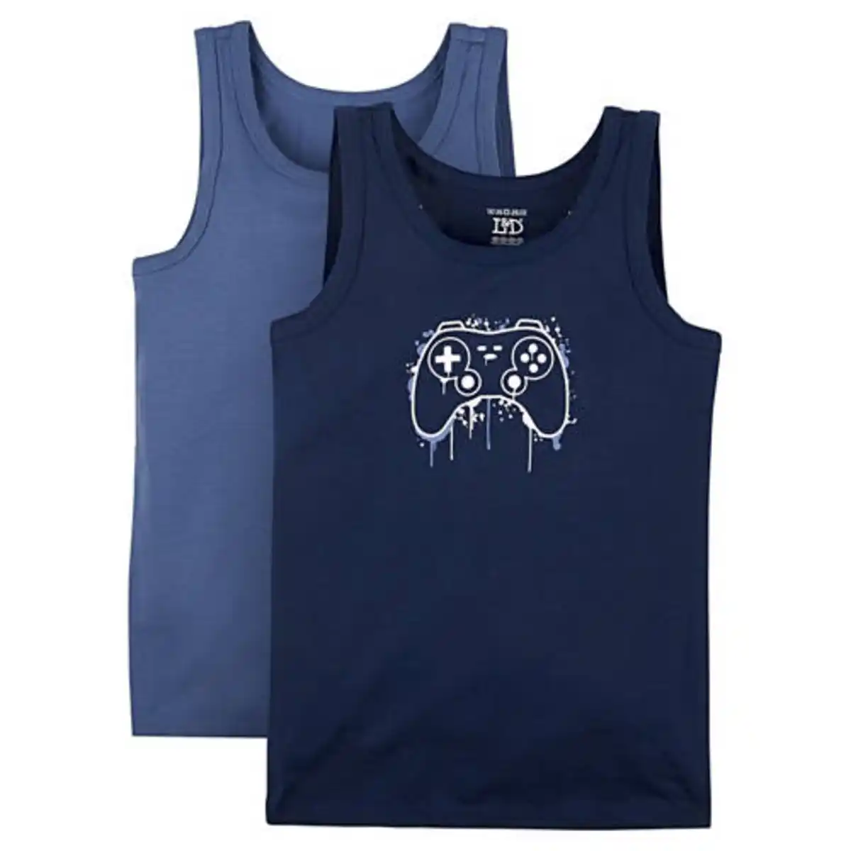 Bild 1 von L&D Kinder Unterwäsche, 2er-Pack, Marineblau/Blau, 122/128