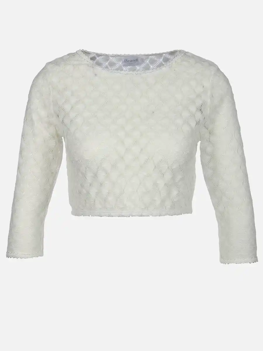 Bild 1 von Damen Dirndlbluse mit toller Spitze Weiß