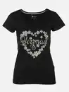 Bild 1 von Damen T-Shirt mit Trachtenmotiv Schwarz