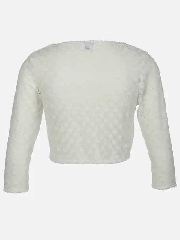 Bild 2 von Damen Dirndlbluse mit toller Spitze Weiß