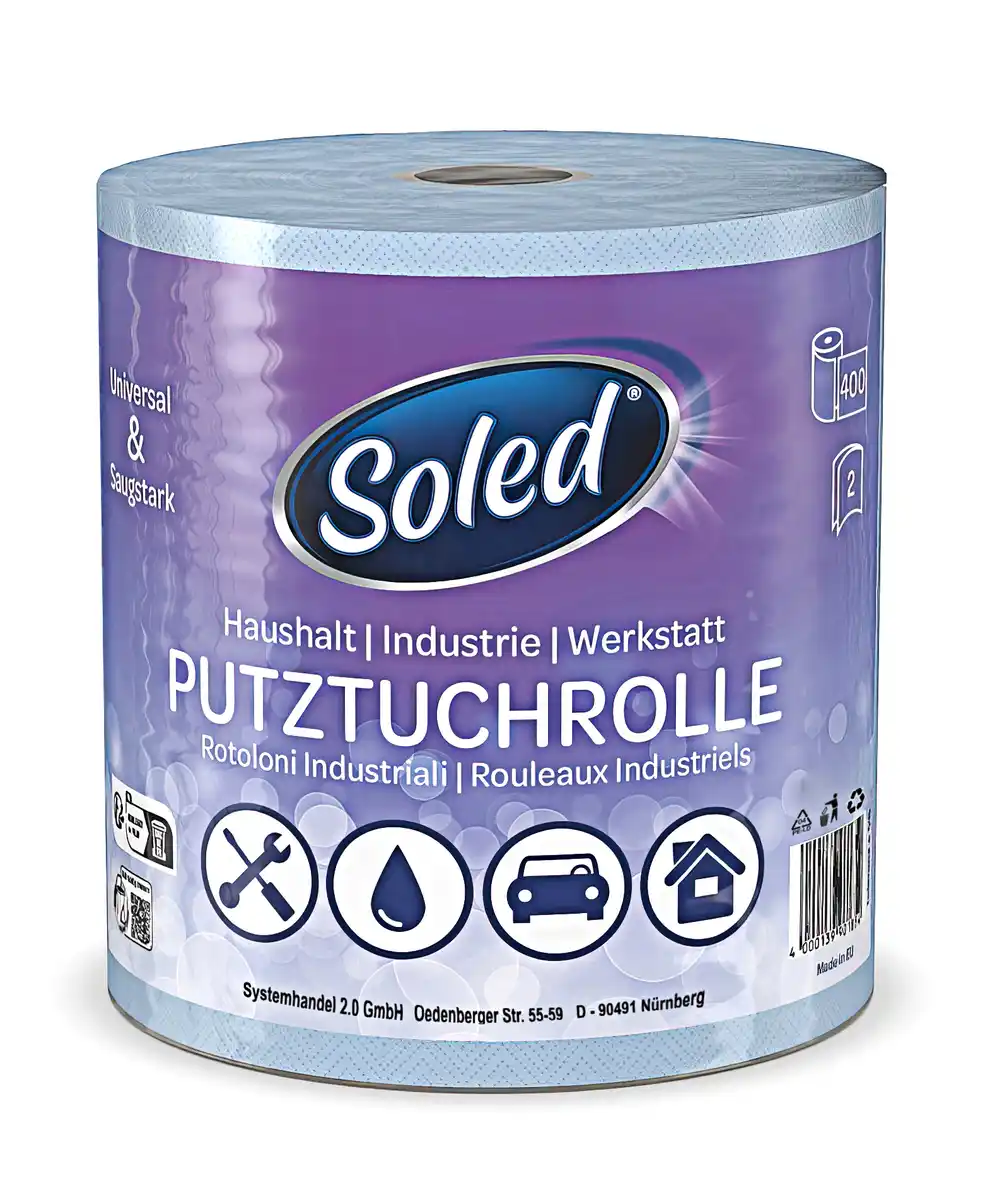 Bild 1 von XXL-Putztuchrolle 400 Blatt