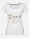 Bild 1 von Damen T-Shirt mit Trachtenmotiv Weiß