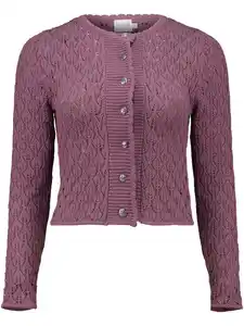Damen Trachtenstrickjacke Rosa