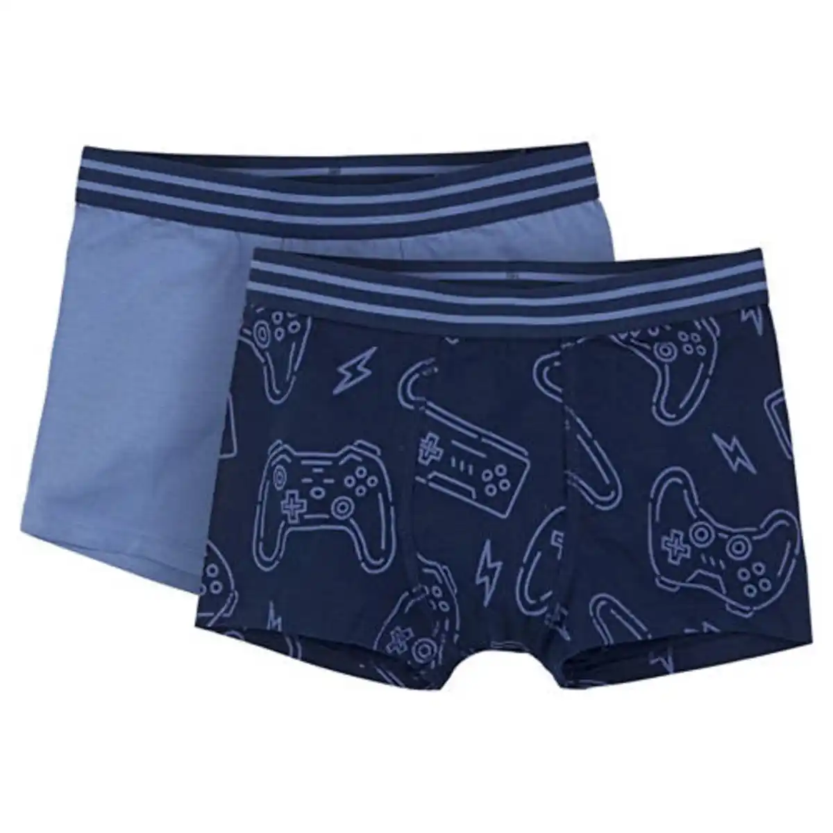 Bild 1 von L&D Kinder Unterwäsche, 2er-Pack, Marineblau/Blau, 122/128
