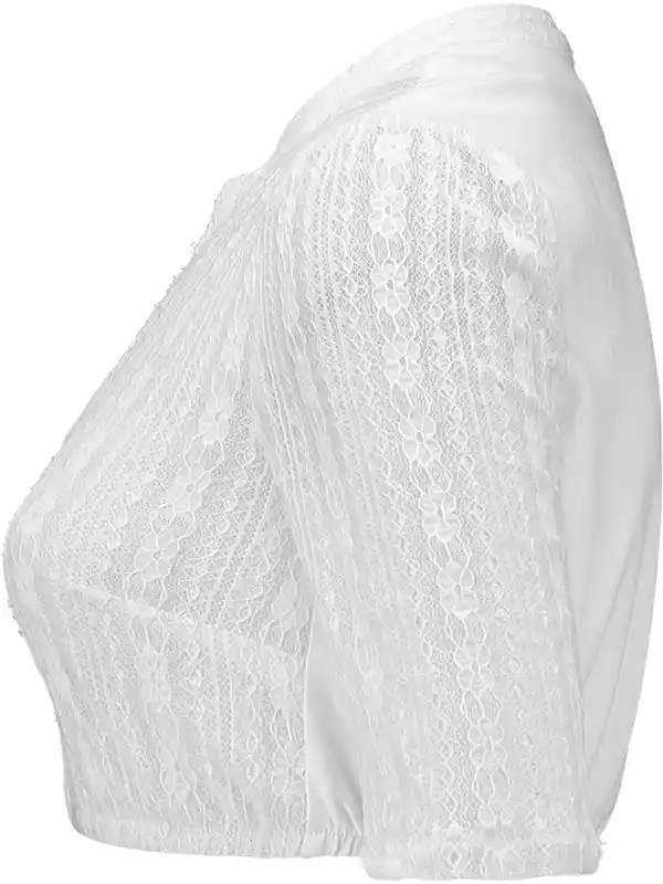Bild 3 von Damen Dirndlbluse Weiß