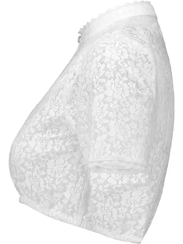 Bild 3 von Damen Dirndlbluse Weiß