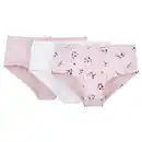 Bild 1 von L&D Kinder Unterwäsche, 3er-Pack, Weiß/Pink/All-Over-Print, 122/128