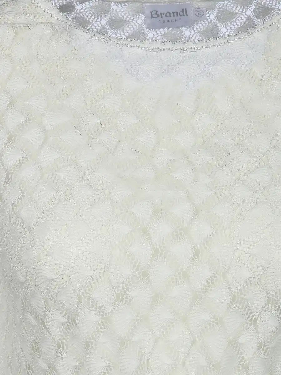 Bild 3 von Damen Dirndlbluse mit toller Spitze Weiß