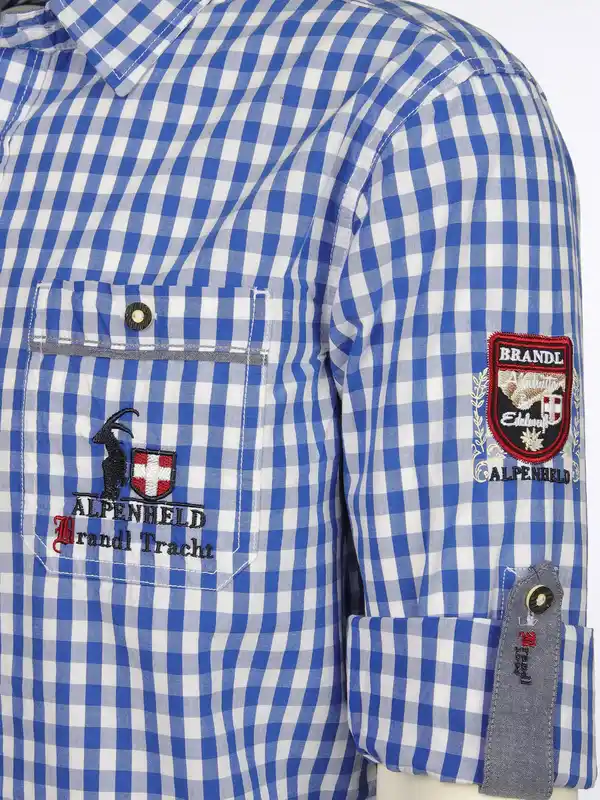 Bild 3 von Herren Trachtenhemd Blau