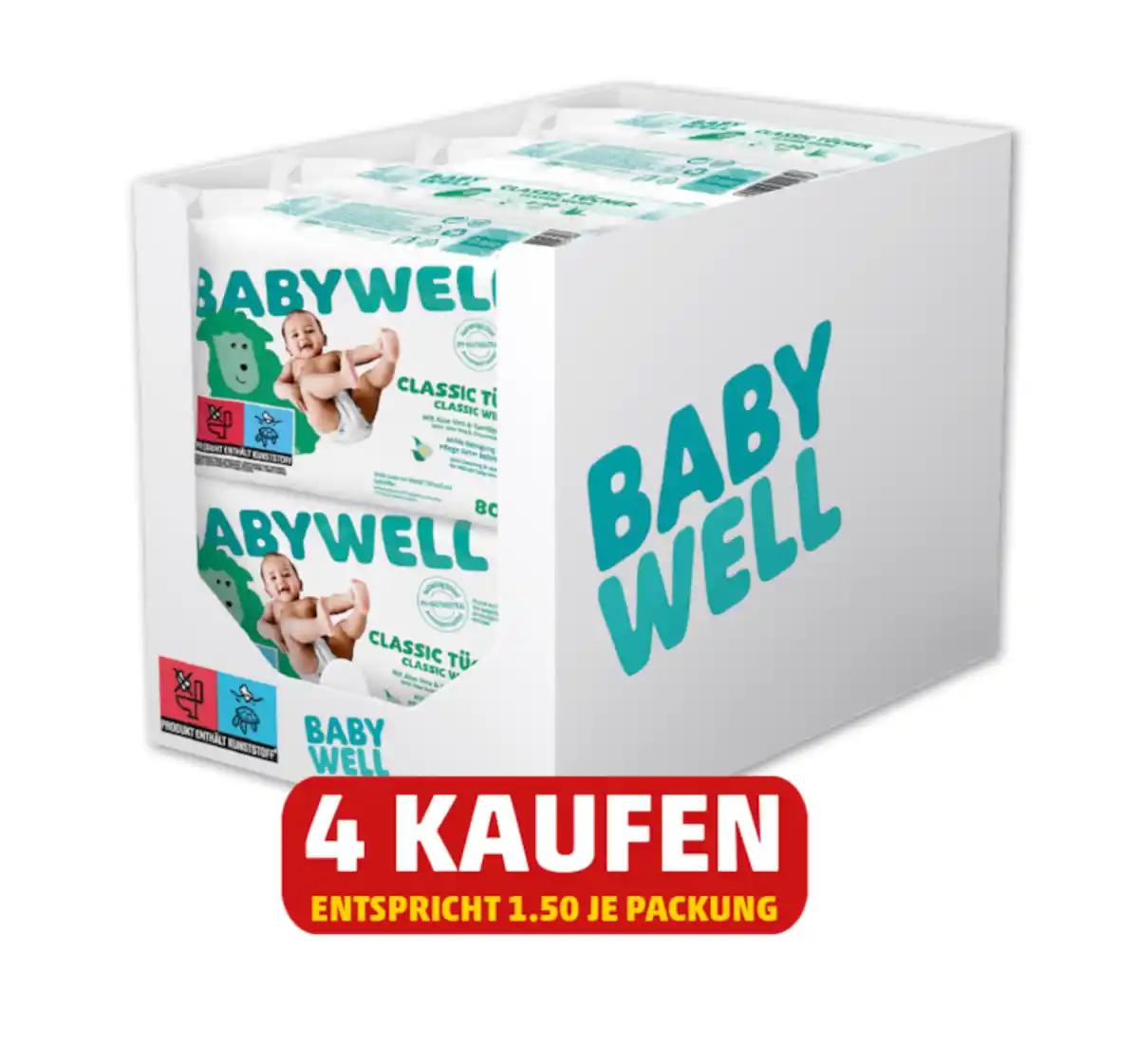 Bild 1 von BABYWELL Feuchttücher*