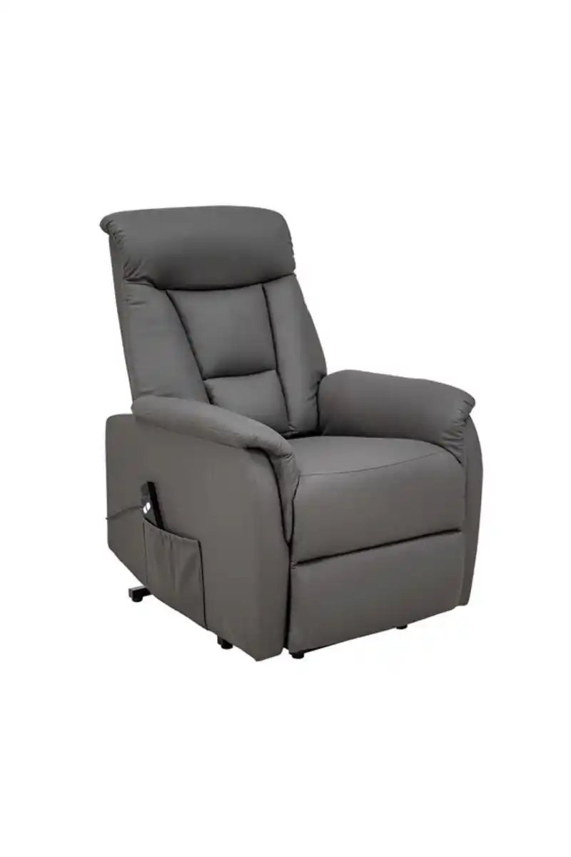 Bild 1 von Relaxsessel Herford 78x107-86x92-162 cm grau