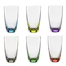 Bild 1 von Longdrinkgläser Viva Colori 6er Set 350 ml mehrfarbig Kristallglas