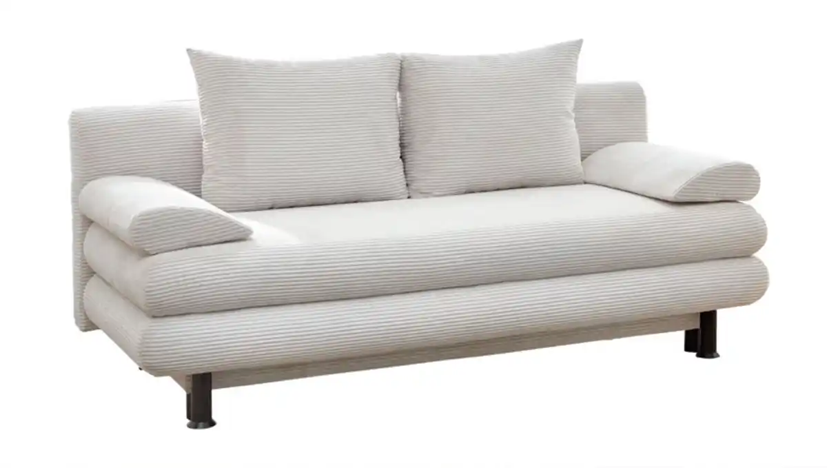 Bild 1 von Schlafsofa Bern 196 x 92 x 93 cm Cord-Bezug Natur