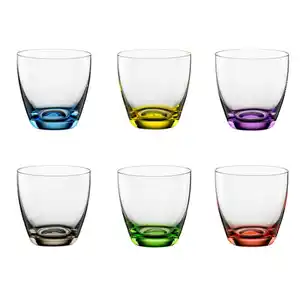 Whiskygläser Viva Colori 6er Set 300 ml mehrfarbig Kristallglas