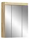 Bild 1 von Spiegelschrank Lambada 60x79x18 cm Eiche hell Sonoma / Spiegelglas